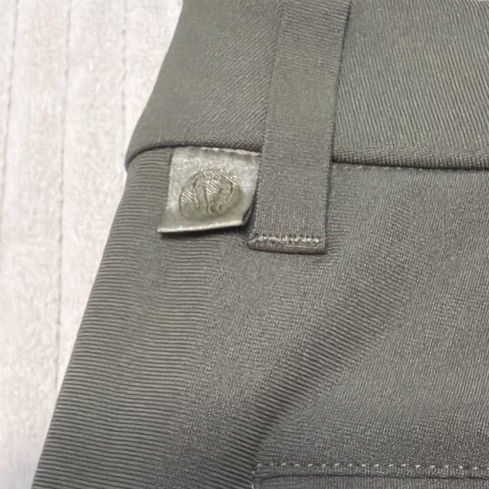 LULULEMON ABC Classic Fit Trouser Army Green Men's 38x31 Style LM5AO5S - Picture 7 of 8